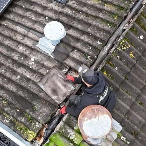 Een dakrenovatie bij oud pannendak in Bedum